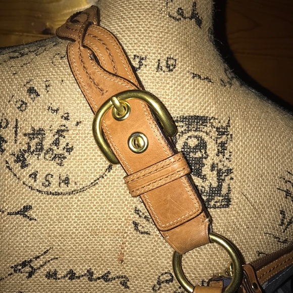 Bags, Coach Denim Hobo Shoulder Bag. - Picture 4 of 6